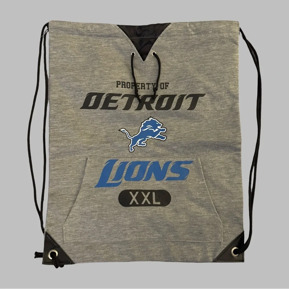 DETROIT LIONS Drawstring Backpack